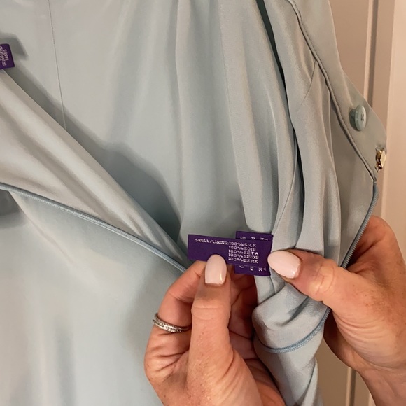 Ralph Lauren Collection wide leg silk pants - Picture 6 of 9